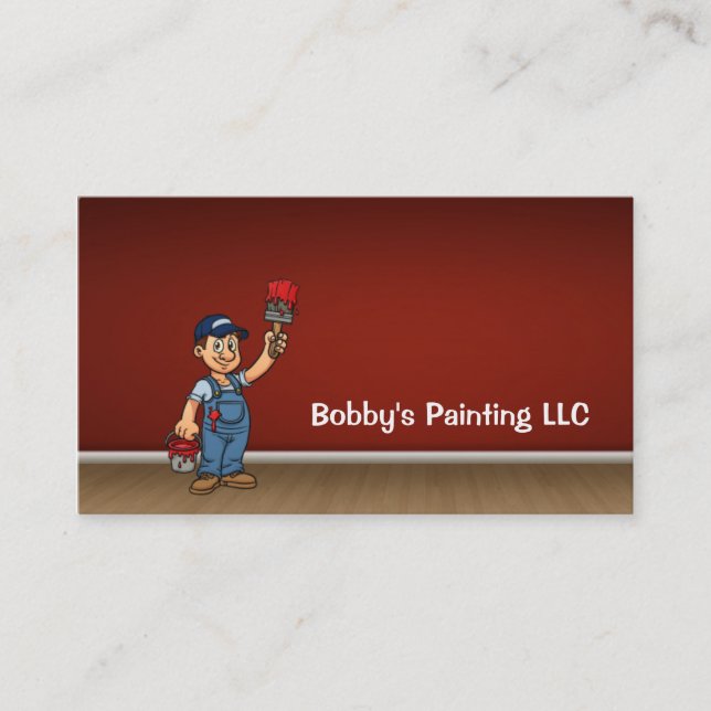 Painter business card (Front)