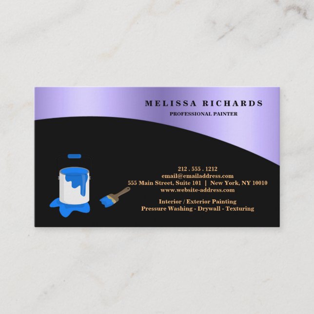 Painter Business Card (Front)