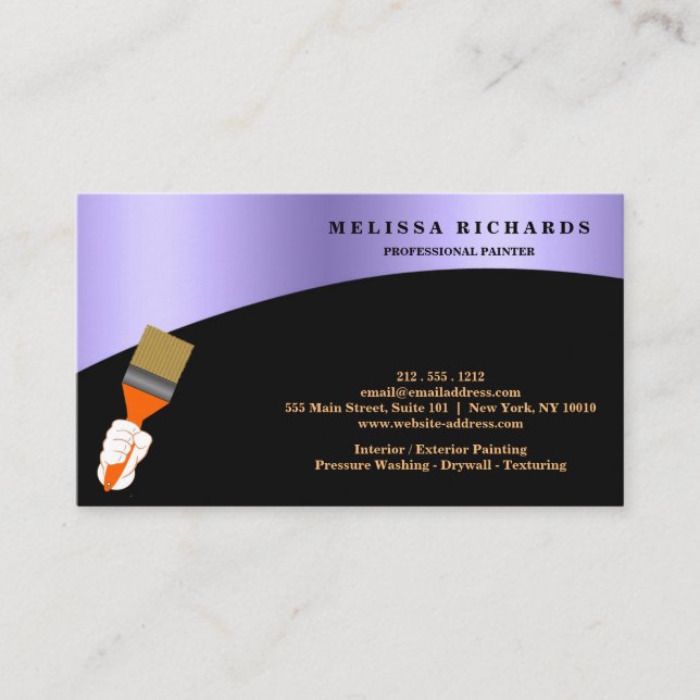 Painter Business Card (Front)