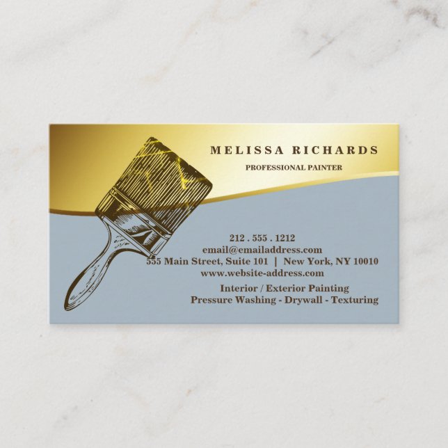 Painter Business Card (Front)