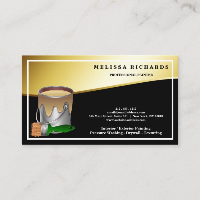 Painter Business Card (Front)