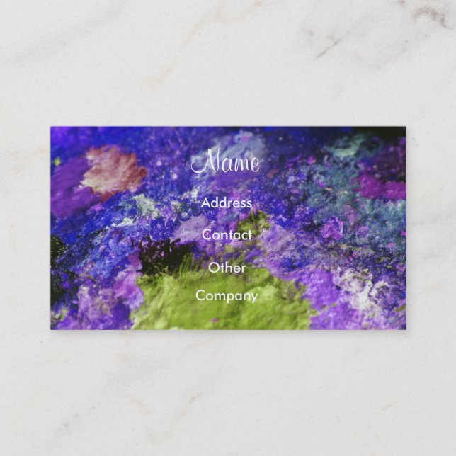 Painter Business Card - Customizable (Front)