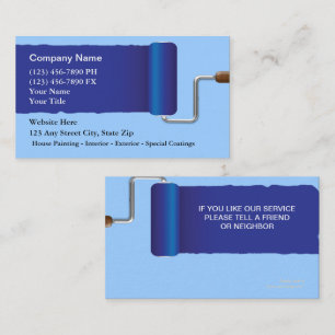 Painter Business Cards