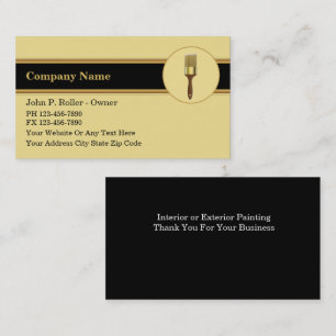 Painter Business Cards