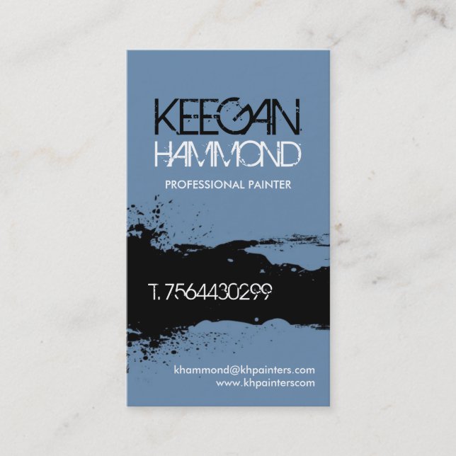 Painter Business Cards (Front)