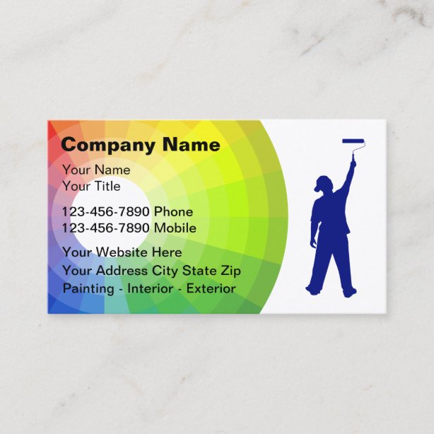 House Painter Business Cards & Profile Cards Zazzle CA