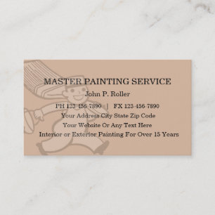 Painter Business Cards