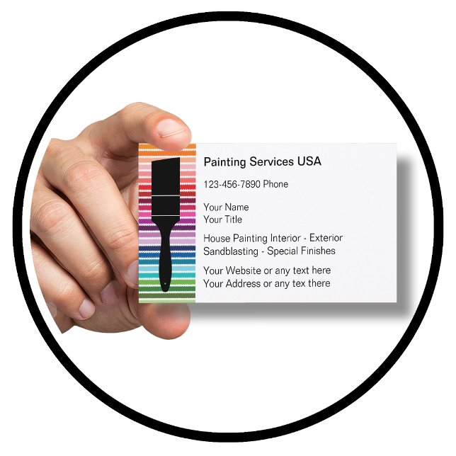 Painter Business Cards (Creator Uploaded)