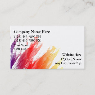 Painter Business Cards