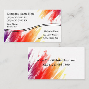 Painter Business Cards