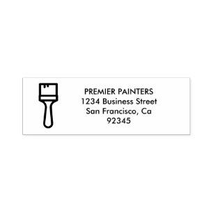 Painter Business Return Address Self Inking Stamp