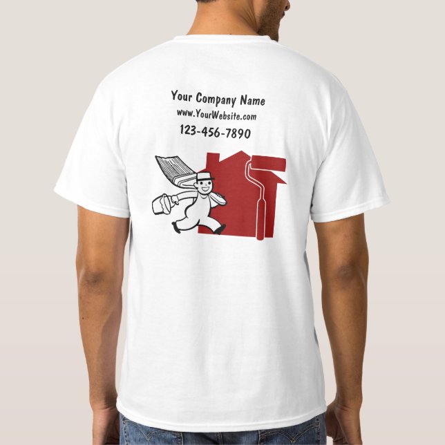 Painter Business T-Shirts (Back)