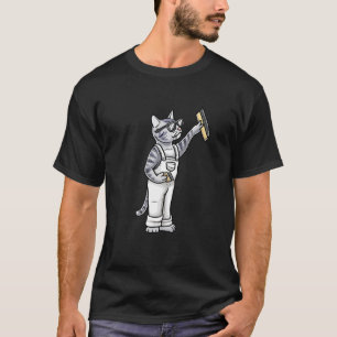 Painter Cat Painting T-Shirt