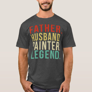 Painter Dad Vintage Father T-Shirt