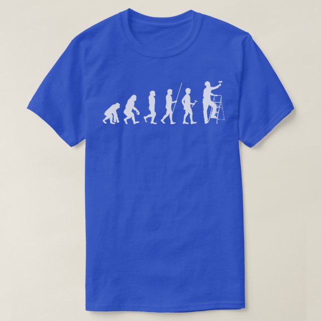 Painter Decorator Evolution T-Shirt (Design Front)