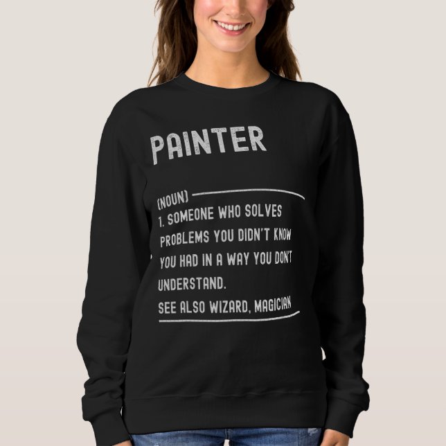 Painter Definition Shirts Funny Job Title (Front)