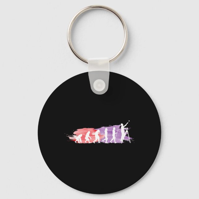 Painter Evolution _ Funny Gift For Painters Master Keychain (Front)