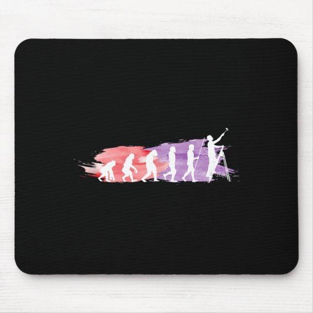 Painter Evolution _ Funny Gift For Painters Master Mouse Pad (Front)