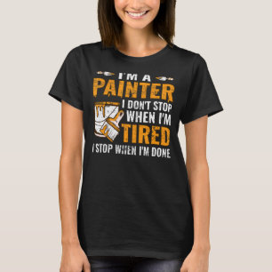 Painter master painter craftsman plasterer paintin T-Shirt