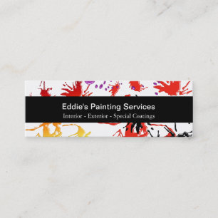 Painter Mini Business Cards