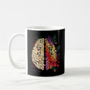 Painter Neuroscience Colorful Hu Brain Coffee Mug