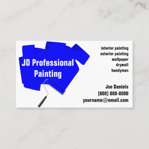 Painter Paint Roller Painting Business Card