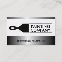 Painter Painting Contractor Paint Brush Metallic