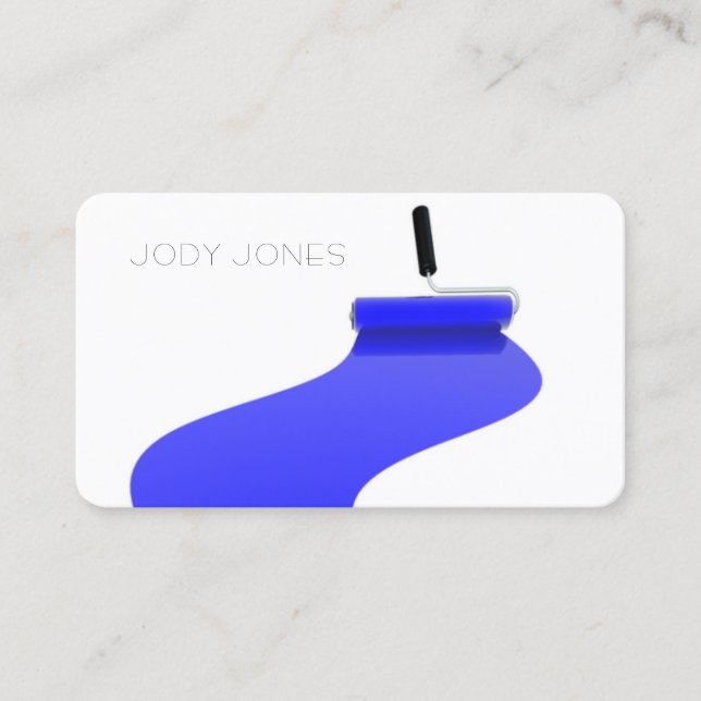Painter Painting Professional Commercial Service Business Card (Front)