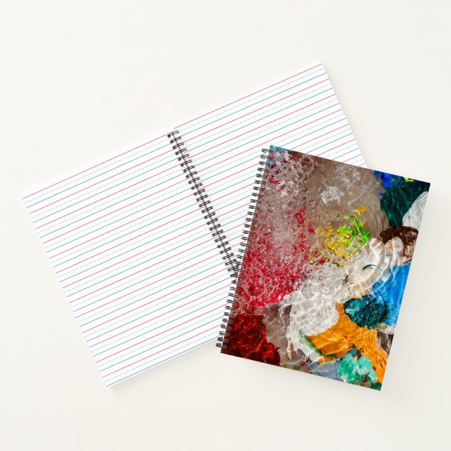 Painter Palete Spiral Notebook (Inside)