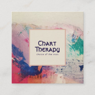 Painter Palette Square Business Card