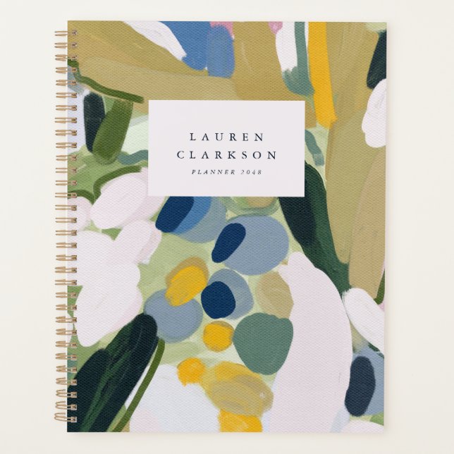 Painterly Abstract Botanical Planner (Front)