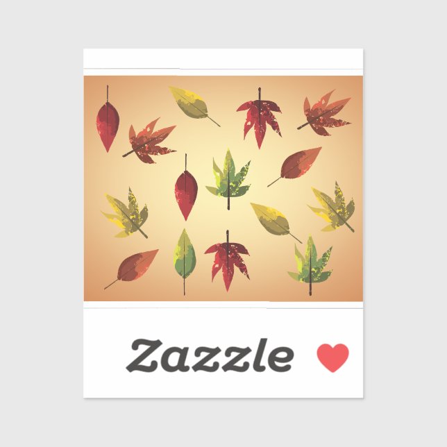 Painterly Autumn Leaves (Sheet)