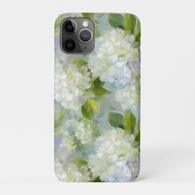 Painterly Hydrangea pattern Case-Mate iPhone Case (Back)