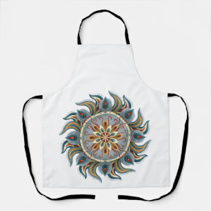 Painterly Mandala Apron