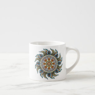 Painterly Mandala Espresso Cup