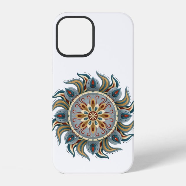Painterly Mandala iPhone Case (Back)