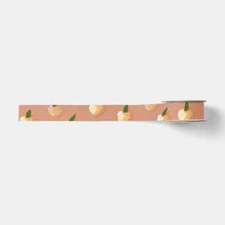 Painterly Peaches Ribbon Grosgrain Ribbon