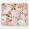 Painterly Retro Roses Lilacs Flower Spring Pattern
