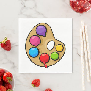 Painters Art Palette Napkins