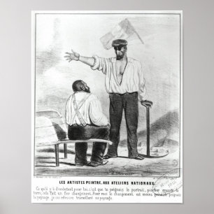 Painters at the National Workshops Poster