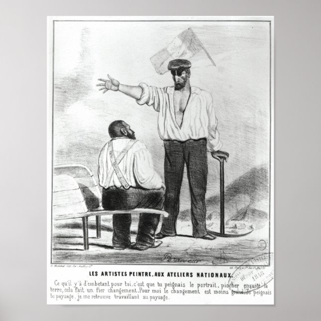 Painters at the National Workshops Poster (Front)