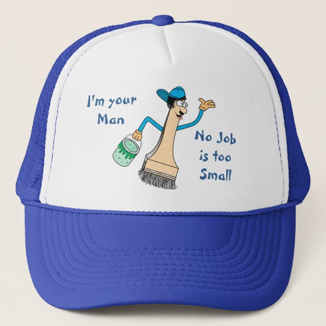 Painter's Baseball Cap Template (Front)
