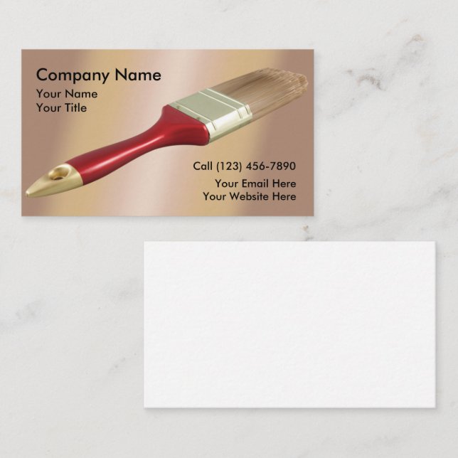 Painters Business Cards (Front/Back)