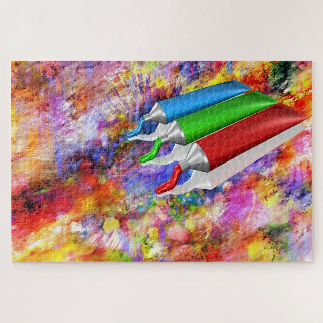Painters Colours Jigsaw Puzzle (Horizontal)