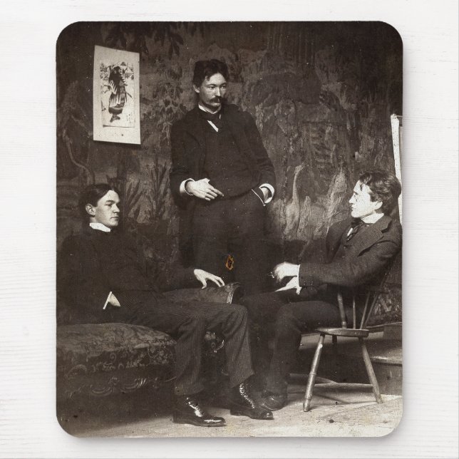 Painters Everett Shinn Robert Henri John Sloan Mouse Pad (Front)