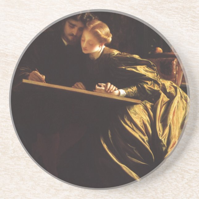 Painter's Honeymoon by Lord Frederic Leighton Coaster (Front)