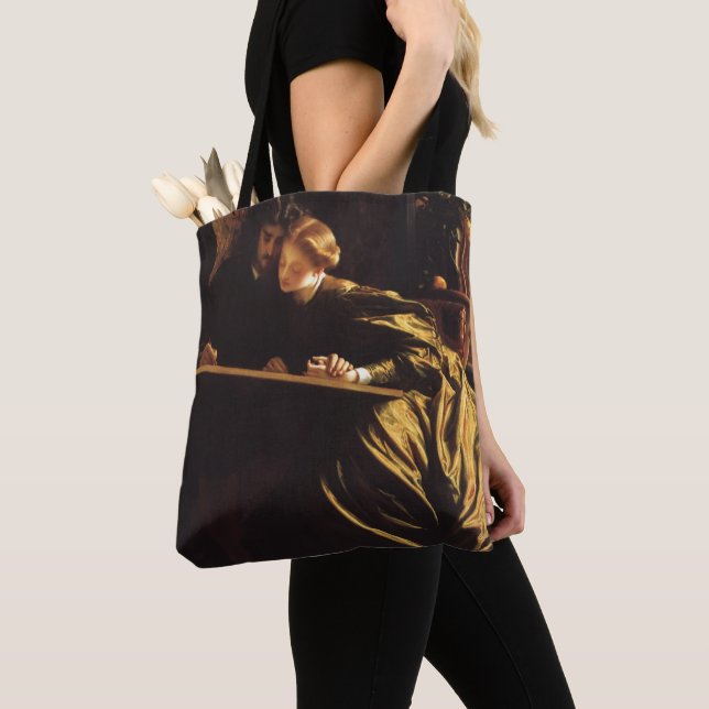 Painter's Honeymoon by Lord Frederic Leighton Tote Bag (Close Up)