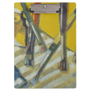 Painter's Palette Colourful Paint Clipboard
