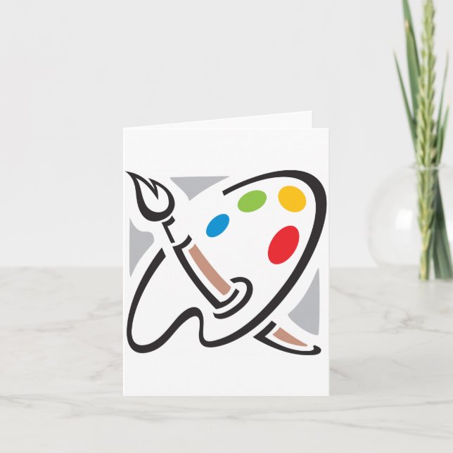 Painters Palette Note Cards (Front)