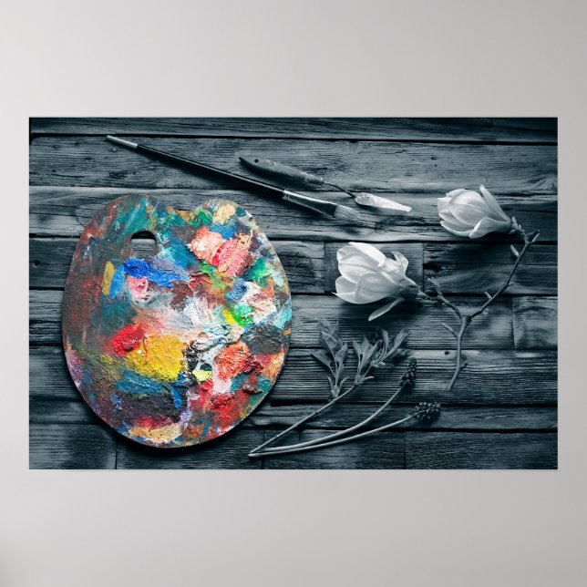 Painters palette poster (Front)